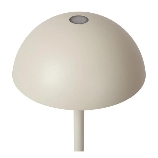 Lucide JOY - Lampe de table Intérieur/Extérieur Rechargeable - Batterie/Piles - Ø 12 cm - LED Dim. - 1x1,5W 3000K - IP54 - Blanc - DETAIL 2